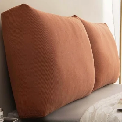 Imagen de HLTQL Almohada Respaldo Cama Cojin Respaldo、Cojin Lumbar Sofa、CojíN Cama、Cojin De Lectura para Cama、Respaldo Cama(#3,75x58x18cm1pcs)
