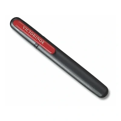Imagen de Victorinox Dual One Size Afilador de cuchillos fabricado en madera y color negro/rojo