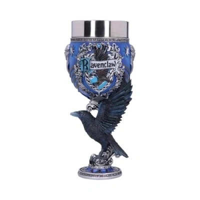 Imagen de Nemesis Now Harry Potter Ravenclaw Hogwarts House Collectable Goblet, Resina, Azul Y Plateado, 1.25 picometer