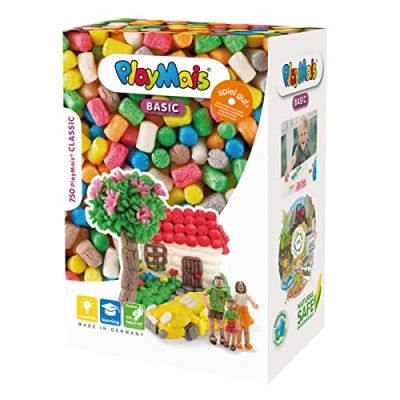 Imagen de PlayMais Basic Large Juego de construcción para niños a Partir 3 años más 750 Piezas estimula la Creatividad y motricidad niñas Made in Germany