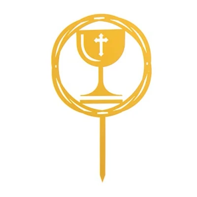 Imagen de Dekora Topper de Tartas para Comuniones Color Dorado