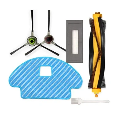 Imagen de Sweet D Kit de Repuestos para Ecovacs Deebot Ozmo 930 Robotics DG3G KTA, Aspirador Accesorios, 5 Pzs