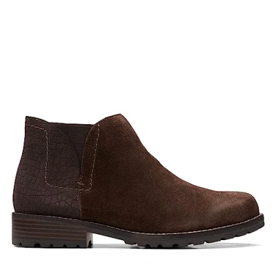Imagen de Clarks Clarkwell Demi, Botas Modelo Chukka Mujer, Dark Brown Combi, 35.5 EU