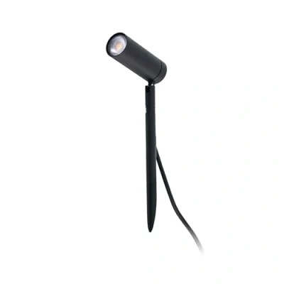 Imagen de Faro Barcelona 70227 SETH Estaca (bombilla incluida) LED, 6W, cuerpo de aluminio y pmma, color negro
