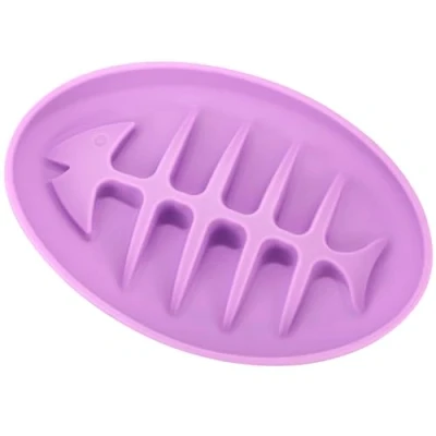 Imagen de cuenco antischlingnapf para gatos, Doweiss perros, interactivo mascotas, comedero perros y gatos Slow Feeder Bowl (Lila)