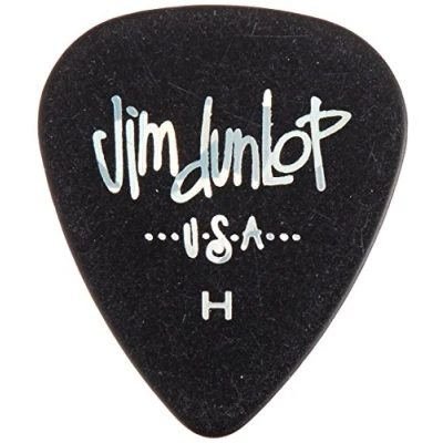 Imagen de JIM DUNLOP Púas Genuine Celluloid Classic, Saco de 12, Negro, duro