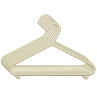 Imagen de Bieco Perchas Bebe 8 Piezas Vainilla Longitud Aprox 30cm Cabides Percha de Ropa Niños Recien Nacido Bebé Niño