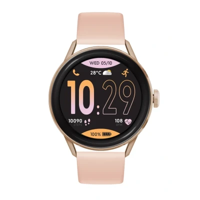 Imagen de ICE Watch 023068 smart 2.0 Rose Gold Nude Reloj conectado redondo rosa para mujer, 1.2 pulgadas