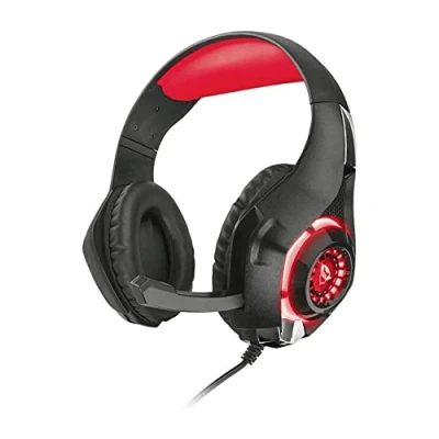 Imagen de Trust Gaming GXT 313 Nero Auriculares con micrófono iluminación, Color Negro, 40 mm Drivers
