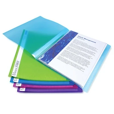 Imagen de Rapesco 0915 Carpeta de Fundas con 10 Fundas, A4, Colores Surtidos, Unidades