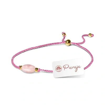 Imagen de PURAJA pulsera de piedras preciosas para mujer hecha a mano con perlas doradas Como regalo la suerte