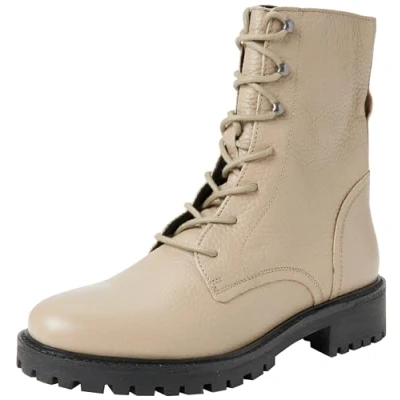 Imagen de Geox D Hoara Botines con cordones, Mujer, Talla: 40, Sand Zapatos