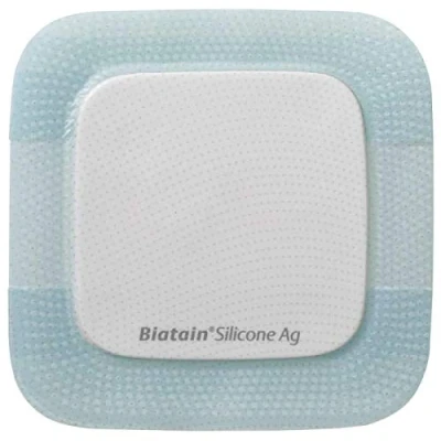 Imagen de Biatain Silicone Ag, apósito de plata 12,5 x cm