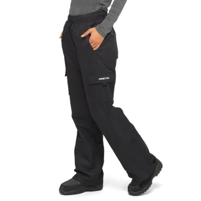 Imagen de ARCTIX Lumi Pantalones de Nieve con Forro Polar para Mujer, Color Negro, Talla L