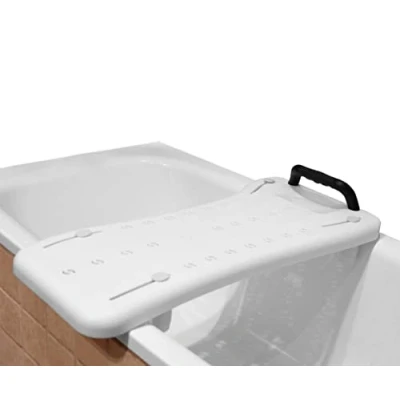 Imagen de Pepe Tabla Bañera Adulto, Asiento Superficie Rugosa, Silla Personas Mayores, Banco con Asa de Seguridad, Baño para Fácil Transferencia