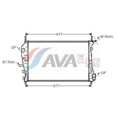 Imagen de PRASCO FDA2376 Radiador, refrigeración del motor Aluminio 620 394 26 Con acoplamientos rápidos Aletas soldadas FORD: MONDEO 3 Stufenheck
