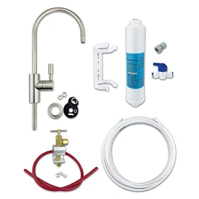 Imagen de FINERFILTERS Classic FF 6010PF Kit de filtro agua potable para debajo del fregadero, incluye grifo y accesorios