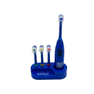 Imagen de CyP Brands FC Barcelona, Cepillo de dientes, Aseo, Higiene bucal, vibratorio, Funciona con pilas, Color azul, Producto Oficial