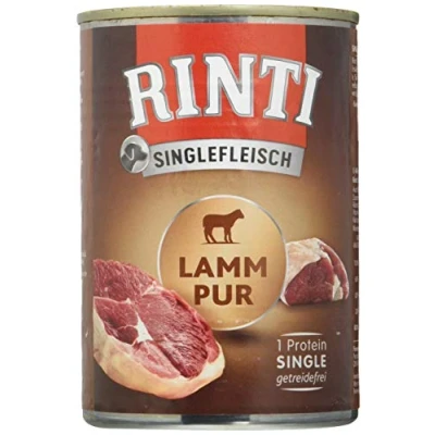 Imagen de Rinti Sensible Pur Cordero Pur, 12 Unidades (12 x 400 g)