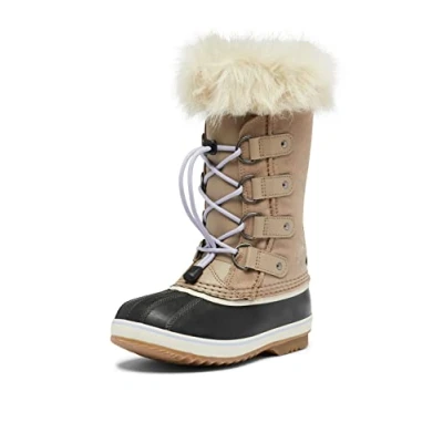 Imagen de Sorel Joan Of Arctic Boot WP, Botas para Nieve Impermeables, Unisex niños, Omega Taupe/Gum 2 2023, 32 EU