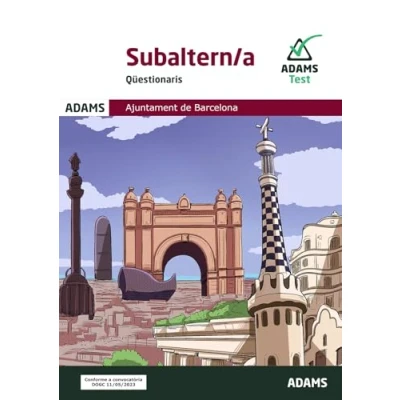 Imagen de SUBALTERN/A: QÜESTIONARIS AJUNTAMENT BARCELONA (OPOSICIONES)