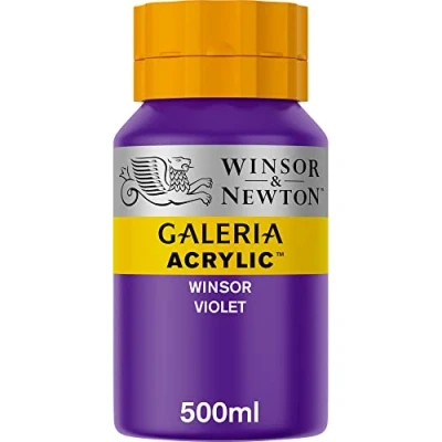 Imagen de Winsor &amp; Newton Galería Pintura Acrílica , 500 ml, Morado (Winsor Violet)