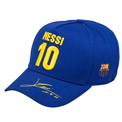 Imagen de FC Barcelona Gorra Barca Lionel Messi Colección oficial Talla ajustable, azul, única
