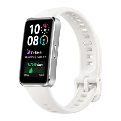 Imagen de HUAWEI Band 10 Smartwatch, Monitorización de Actividad Física con IA, Análisis del Sueño a Nivel Profesional, VFC Promedio Durante el Sueño, 14 Días, Carcasa Aleación Aluminio, iOS &amp; Android