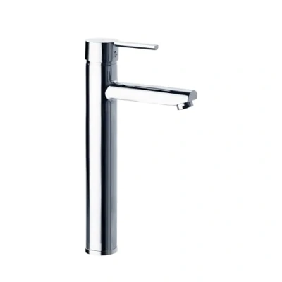 Imagen de Ramon Soler Grifo de Lavabo Monomando Alto Cromado con Sistema S2 Ahorro Agua Serie Drako