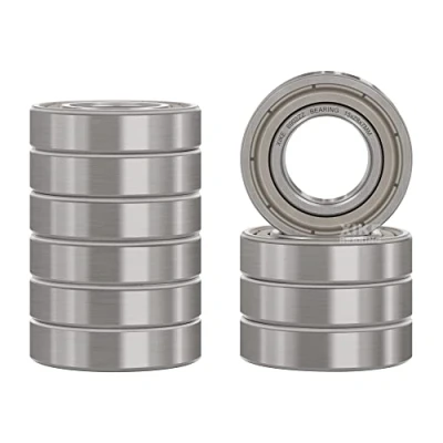 Imagen de XiKe 10 piezas 6902ZZ Rodamientos de bolas sellados 15x28x7mm Acero al cromo y Pre lubricados doble cierre metálico, 6902 2Z Rodamiento rígido con escudos.