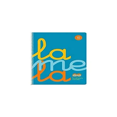 Imagen de Bloc Lamela Fº fluor PP 80 hojas Cuadrícula 4mm 90g, multicolor, pack de 5