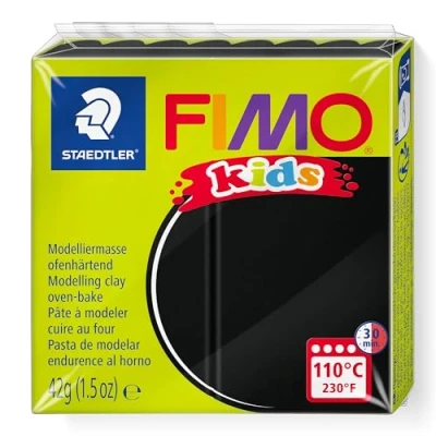 Imagen de Fimo 8030 9 ST Pasta de modelar, Color negro, pack 1 (Staedtler 9)
