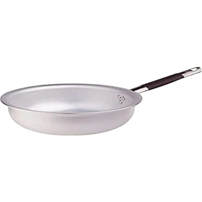 Imagen de Revuelva Sartenes Agnelli saltapasta y Rice, Radiante, de Aluminio, Espesor 5 mm, con Mango Tubular Acero Inoxidable Cool, Plata, 20 cm
