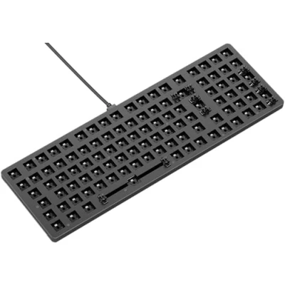 Imagen de Glorious gaming GMMK 2 Full Size (96%) Barebones (solo carcasa) Carcasa de teclado mecánico, completa (96%), aluminio, personalizable, RGB, distribuciones internacional / ISO Negro
