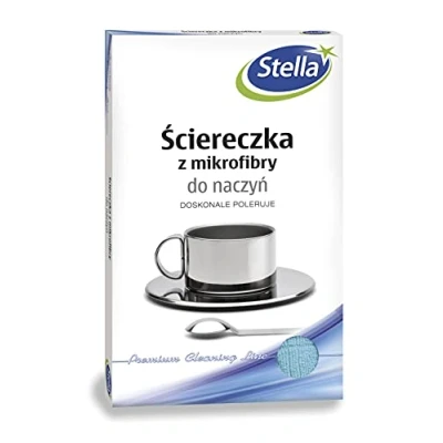 Imagen de Stella Paño de Microfibra para Limpiar la Cocina (1 Unidad/Mezcla/Elimina Manchas Agua, Polvo y Suciedad