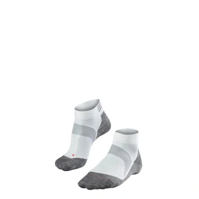 Imagen de FALKE BC6 Short Racing U SSO lyocell hilo funcional anti ampollas 1 par, Calcetines de ciclismo Unisex adulto, Blanco (White Mix 2020), 42 43