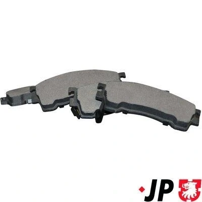 Imagen de JP GROUP 3863601110 Juego de pastillas freno Eje delantero con avisador acústico desgaste MAZDA: 323 F 6, Premacy, FAMILIA FORD USA: PROBE 2