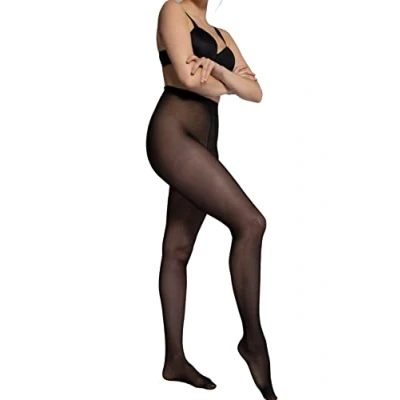 Imagen de Ulla Popken Strumpfhose, 40den Medias, 42 ES, Negro, 46 48 para Mujer