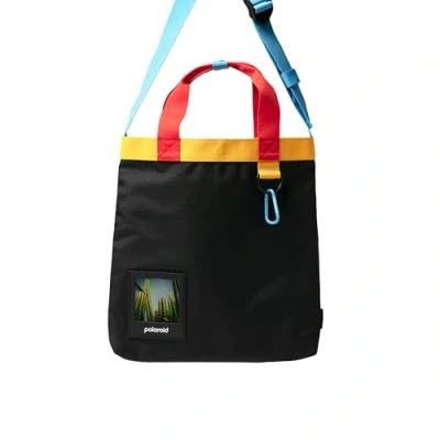 Imagen de Bolsa reciclada Ripstop, color negro y multicolor