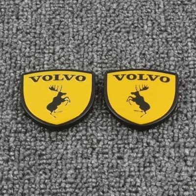 Imagen de abrupt Logo de Coche para Volvo V40 S60 XC60 S40, Emblema Insignia del Metal Calcomanías Logotipo
