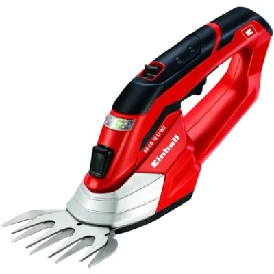 Imagen de Einhell GE CG 12 Li WT Tijeras Inalámbricas para cortar hierba y podar arbustos, batería Ion de litio (12V/1.5Ah, peso: 0.8Kg)