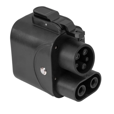 Imagen de AKYGA Adaptador de Carga rápida CCS 2 A 1 para Cargar vehículos eléctricos AK SC E19 1000 V Compatible con CC 250 A/230 AC 32
