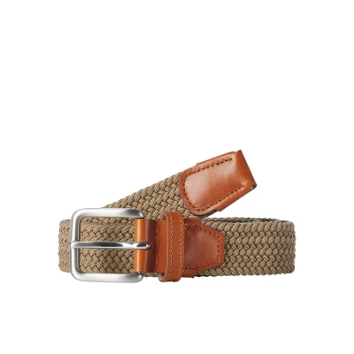 Imagen de Jack &amp; Jones Jacspring BELT Cinturón trenzado, Hombre, Talla: 80, Incense