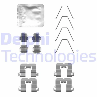 Imagen de DELPHI LX0763 Kit de accesorios, pastillas frenos HYUNDAI: i30 III Familiar, Hatchback, KIA: Ceed Hatchback