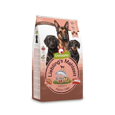 Imagen de GranataPet Lieblings&#039;s Mahlzeit Fish Sensitive, Comida Seca para Perros, Perros sin Cereales y azúcares, pienso Completo, 10 kg