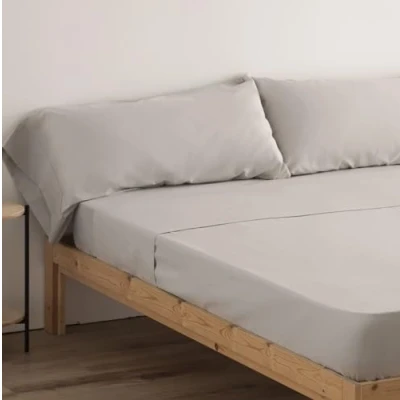 Imagen de Donegal Collections Sabanas 90x190 Juego de Cama 90 Perla Bajera, Sabana Encimera y 1 Funda Almohada Primavera Verano Estampadas Tacto Extra Suave Algodon/Poliester