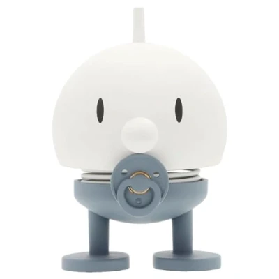 Imagen de Hoptimist Baby Bumble, Regalo de bebé, Fiesta Nacimiento, Primer niño, 4,5 x 5,8 7,6 cm, pequeño, Azul