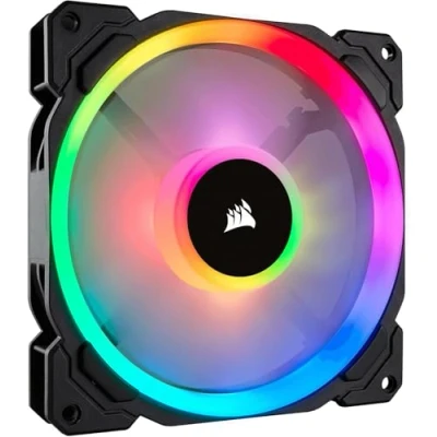 Imagen de Corsair LL140 RGB Ventilador de PC (140 mm, Doble Halo LED PWM) Paquete Soltero