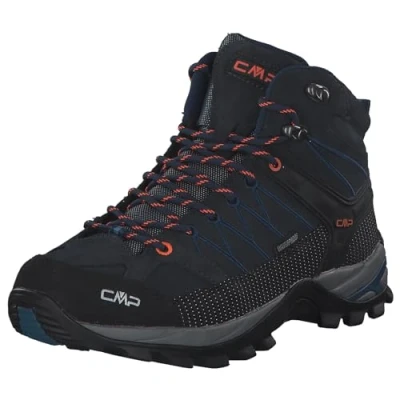 Imagen de CMP RIGEL MID TREKKING SHOES WP, Zapatos de trekking, Hombre, B.Blue Flash Orange, 47 EU