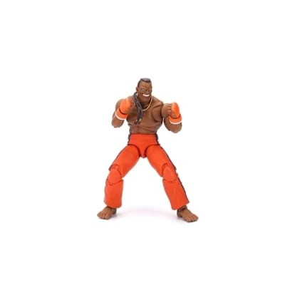 Imagen de Jada Toys Street Fighter II Dee Jay Figura de acción Wave 3 Escala 1:12, 6 pulgadas alto, cabezas, manos y accesorios intercambiables